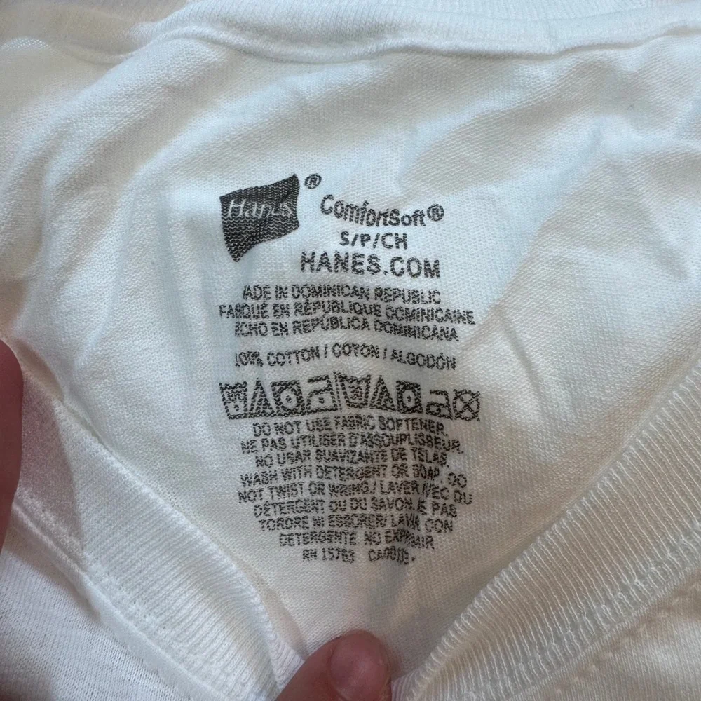 Hanes mens white